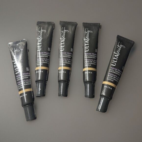 ULTA Other - Ulta Beauty Velvet Matte Full Coverage Liquid Foundation Light Cool X 5